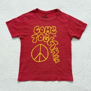 Hello Apparel‎ Kids' Come Together Peace Sign Tee